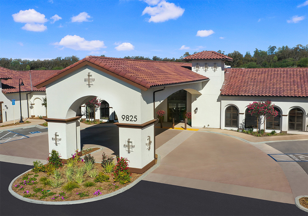 Front of the Ridgeview facility