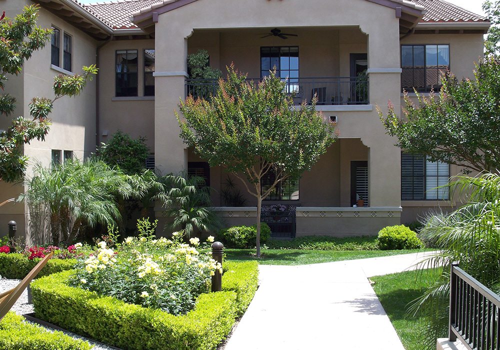 senior living residence two story garden terraces