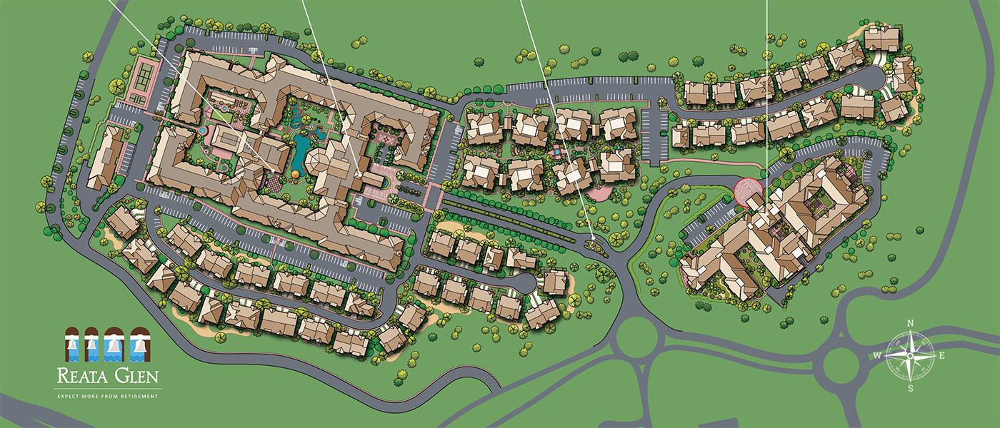 Reata Glen Community map