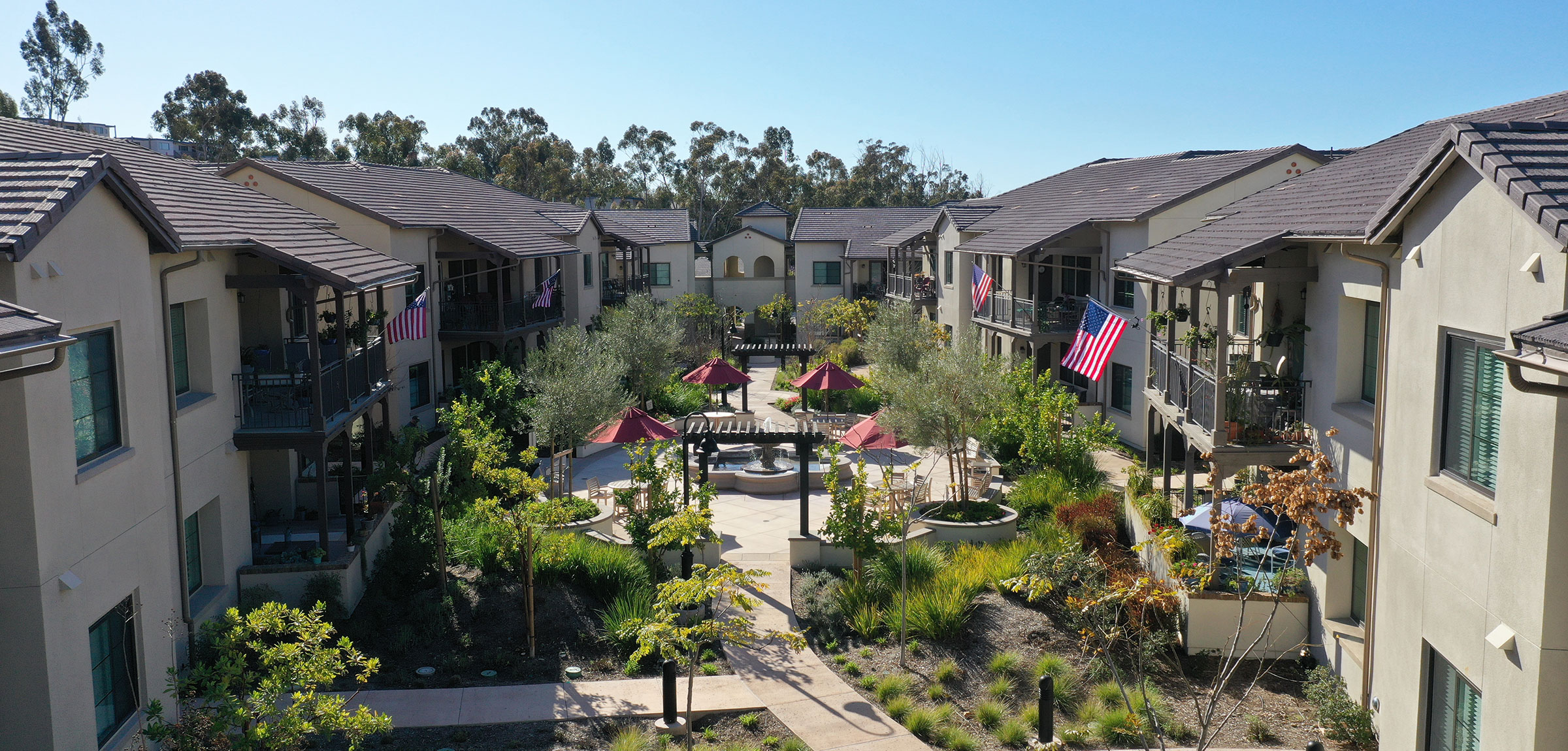 TheGlen-2400x1150-2 Aerial view of apartments at The Glen at Scripps Ranch