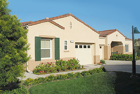 The outside of a villa at La Costa Glen