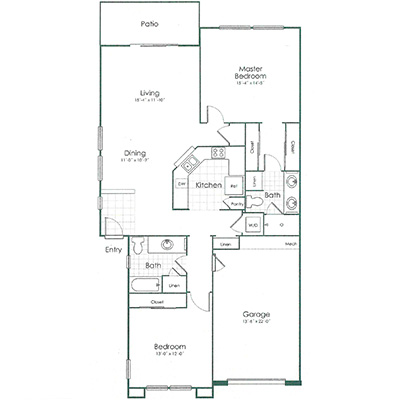 Villa 2 floor plan