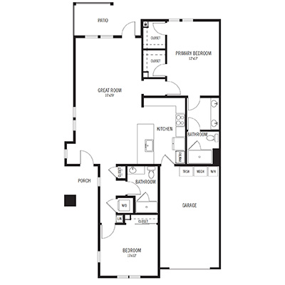 Sequoia floor plan at Heather Farm